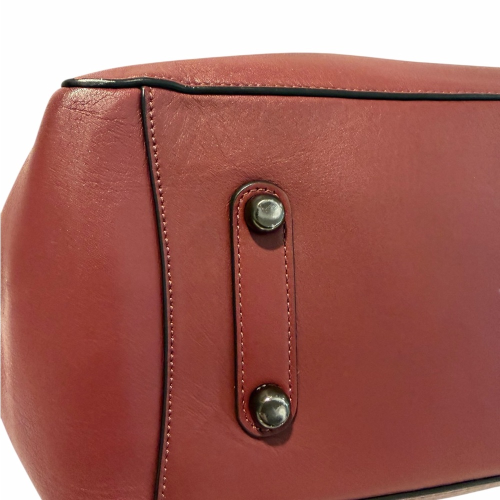 Coach Cooper Carryall Burgundy Oxblood Leather Bag Luxe Style 22821 - Picture 5 of 13